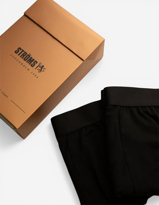 2-Pack Kalsonger Boxer Brief Lyocell Svart