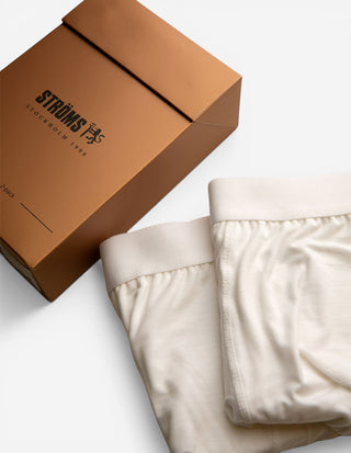 2-Pack Kalsonger Boxer Brief Lyocell Vit