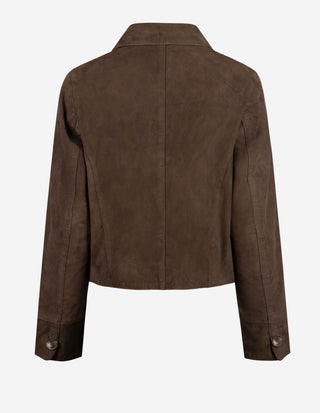 Jacka Thea Jacket 11552-2860 Suede 19900 Dark Brown