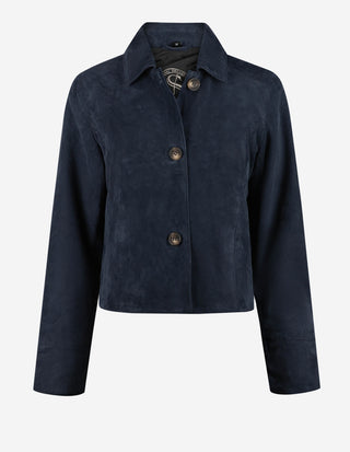 Jacka Thea Jacket 11552-2860 Suede 67100 Navy