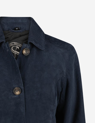 Jacka Thea Jacket 11552-2860 Suede 67100 Navy