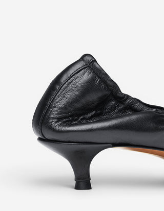 Valfurva Pumps Nappa Svart