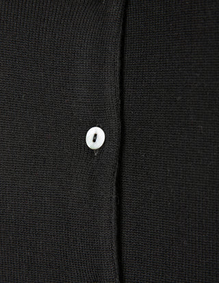 Cardigan Merinoull Svart