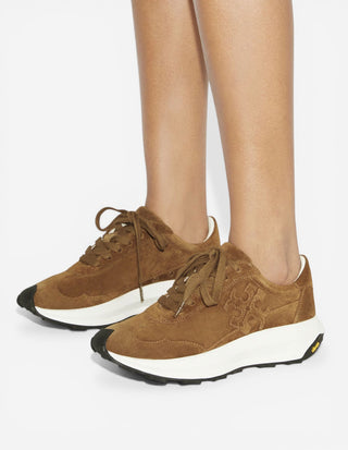 Tory Trainer Sneakers Brun