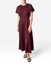 Rhonda Klänning Burgundy