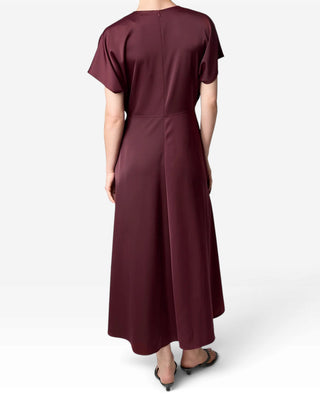 Rhonda Klänning Burgundy