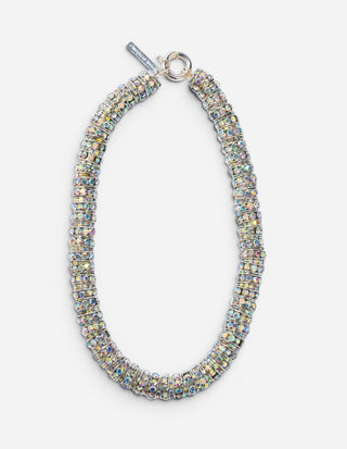 Fat Diamond Halsband Silver One Size