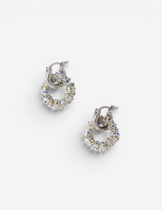 Tiny Creoles Silver One Size