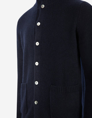 Chunky Cardigan Cashmere Navy