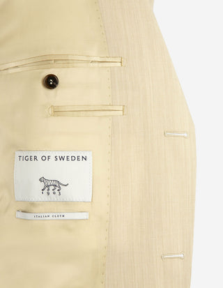 Justin Kavaj Marzotto Ull Beige