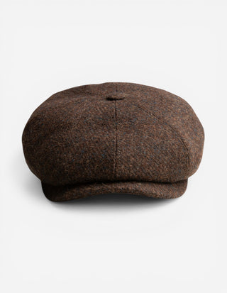 Hatteras Keps Harris Tweed Brun