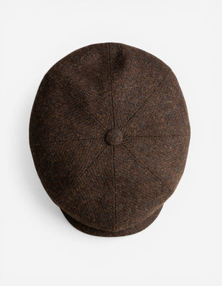 Hatteras Keps Harris Tweed Brun