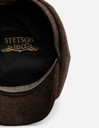Hatteras Keps Harris Tweed Brun