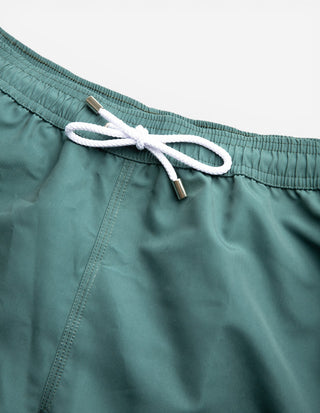 Badshorts Olivgrön