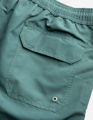 Badshorts Olivgrön