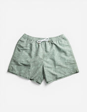 Badshorts Mönstrade Snäckskal Grön