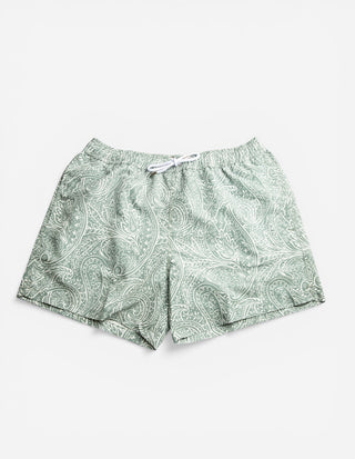 Badshorts Mönstrade Paisley Grön