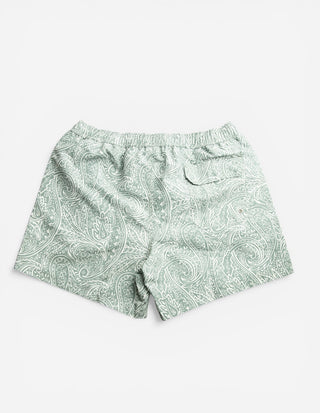 Badshorts Mönstrade Paisley Grön