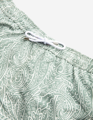 Badshorts Mönstrade Paisley Grön