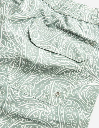 Badshorts Mönstrade Paisley Grön