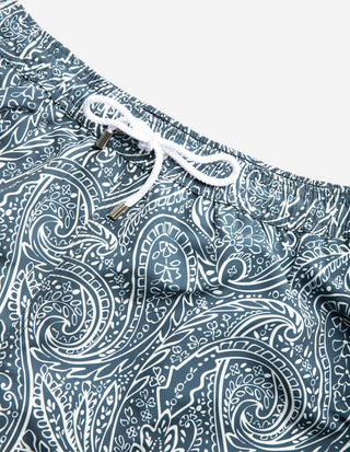 Badshorts Mönstrade Paisley Navy