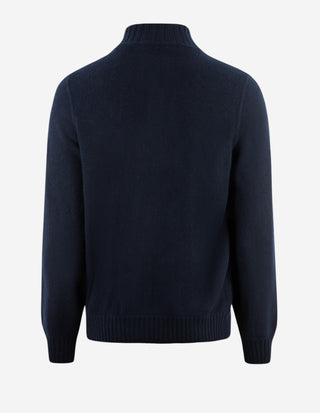 Lumberjacka Stickad Cashmere Navy