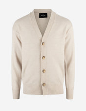 Cardigan Ull Ljusbeige