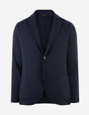 Jerseykavaj Rain Wool Navy
