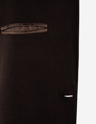 Jerseykavaj Rain Wool Brun