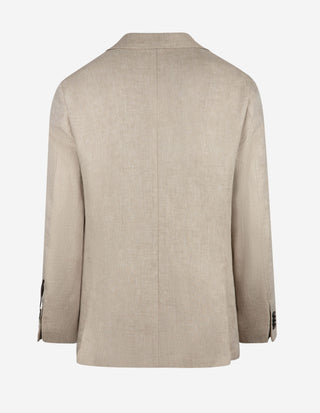 Ferry Kavaj Marzotto Linne Ljusbeige