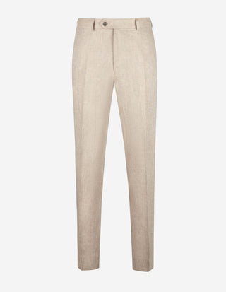 Dandy Byxa Marzotto Linne Ljusbeige