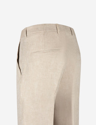 Dandy Byxa Marzotto Linne Ljusbeige