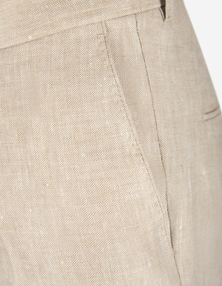 Dandy Byxa Marzotto Linne Ljusbeige