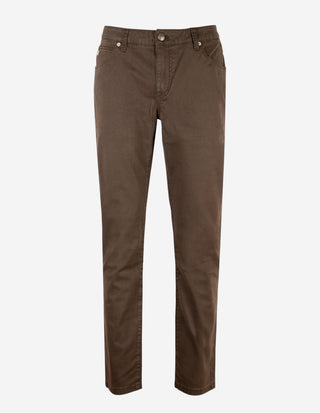 5-ficksbyxa Okado Silk Touch Mörkbrun