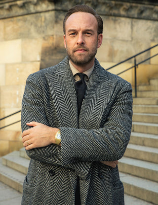 Sartorial Rock Ull Fiskben Grå