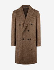 Polo Coat Rock Ull Fiskben Brun