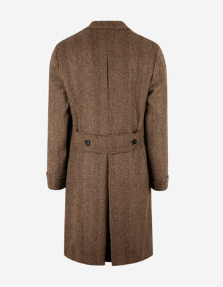 Polo Coat Rock Ull Fiskben Brun