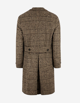 Polo Coat Rock Ull Glencheck Brun