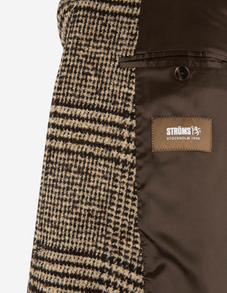Polo Coat Rock Ull Glencheck Brun