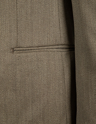 Sartorial Jacket Covert Ull Mörkbeige