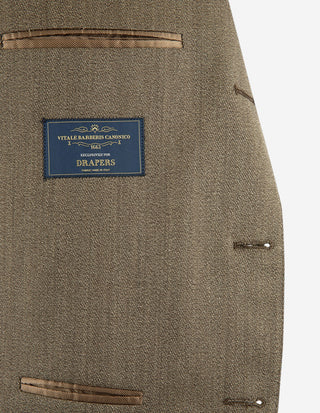 Sartorial Jacket Covert Ull Mörkbeige