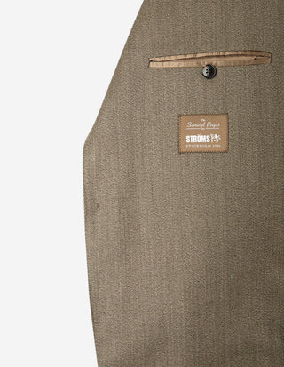 Sartorial Jacket Covert Ull Mörkbeige