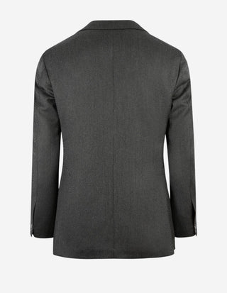 Sartorial Jacket Covert Ull Mörkgrå