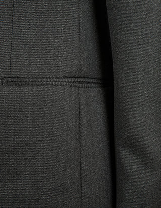 Sartorial Jacket Covert Ull Mörkgrå
