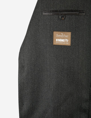 Sartorial Jacket Covert Ull Mörkgrå