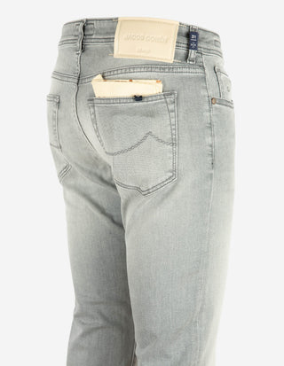 Bard Denim Stretch Ljusgrå