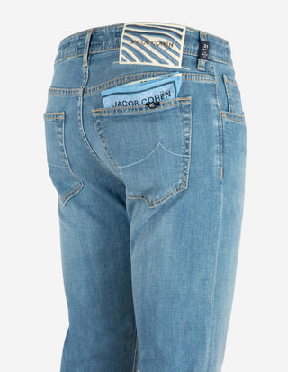 Nick Stretch Denim Klarblå