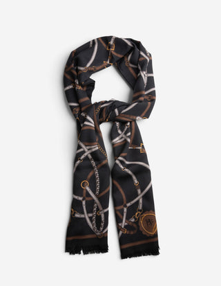 Scarf Ull/Yak Svart