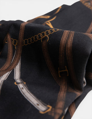 Scarf Ull/Yak Svart