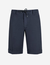 Milano Drawstring Shorts Linne Bomull Navy
